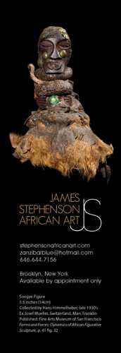 James Stephenson African Art in Tribal Art magazine