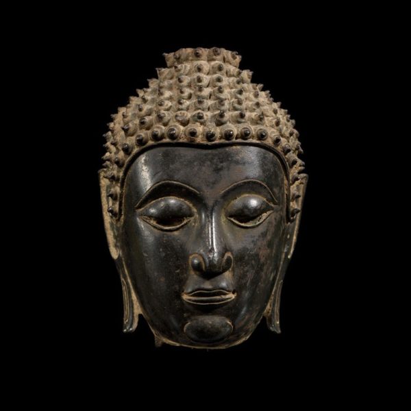 Bronze Buddha Head