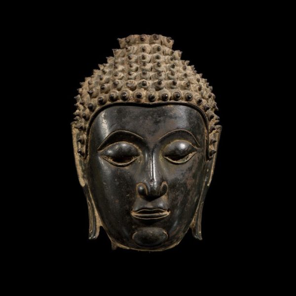 Bronze Buddha Head