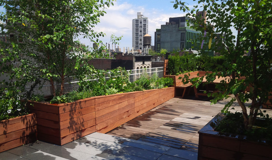 Bond Street garden, New York
